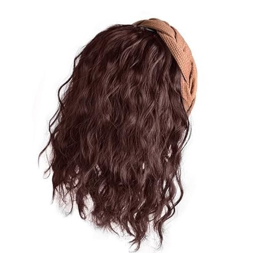 Mädchen Haarverlängerungen Haarteil Synthetisches Falsches Haarband Für Cosplay Coser Street Photography Täglich Tragen Haare Haarstück Mit Speicherstahldraht von Yooghuge