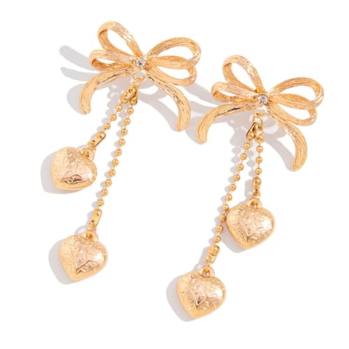 Mode Bowknot Dangle Ohrringe Ohrringe Für Frauen Mädchen Hochzeit Accessoires Stylische Ohrbedeckung Für Empfindliche Haut Trendiger Abschlussball Schmuck von Yooghuge