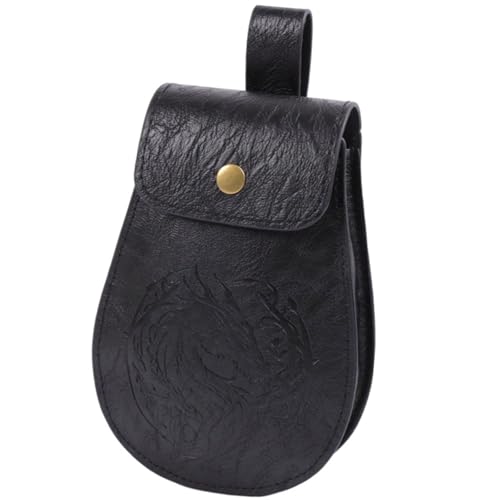 Yooghuge Taillenpackung Mit Abnehmbarem Riemen PU Taillengürtel Münzbeutel Für Outdoor Event Historische Nachstellungskostümzubehör Mittelalterlicher Gürtelbeutel von Yooghuge