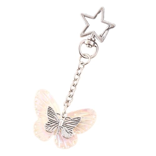 Yooghuge Bows Schlüsselbeutel Zauber Für Frauen Geldbeutel Handtasche Rucksack Anhänger Auto Keyring Ästhetische Schmetterlingsbögen Zauber von Yooghuge