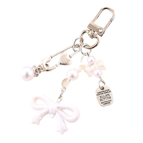 Yooghuge Bows Schlüsselbeutel Zauber Für Frauen Geldbeutel Handtasche Rucksack Anhänger Auto Keyring Ästhetische Schmetterlingsbögen Zauber von Yooghuge