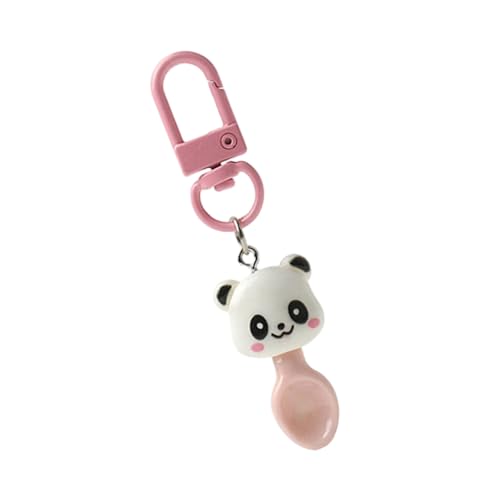 Cartoon Panda Keyring Neuheit Schlüsselbund Anhänger Autoschlüsselkette Schöne Panda Keyrings Hängende Ornamente Tasche Charme Für Frau Schöne Keychain Stylish Keyrings Bag Charme Auto von Yooghuge