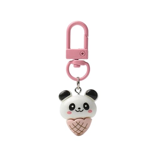 Cartoon Panda Keyring Neuheit Schlüsselbund Anhänger Autoschlüsselkette Schöne Panda Keyrings Hängende Ornamente Tasche Charme Für Frau Schöne Keychain Stylish Keyrings Bag Charme Auto von Yooghuge