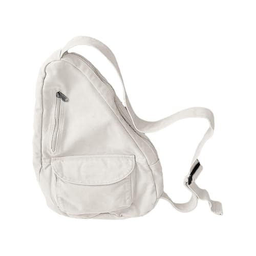 Yooghuge Crossbody Taille Pack Canvas Pack Modetrendy Gürtelbeutel Große Kapazität Sporttasche Für Teen Erwachsene Reise Brust Langlebige Leinwand Schulter von Yooghuge