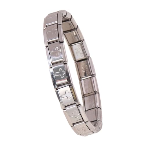 Yooghuge Elegantes Robustes Edelstahl Italienisch Charmalme Armband Set Gold Und Silber Modulare Schmuckzubehör Für Männer Und Frauen Mond Designs Schmuck von Yooghuge