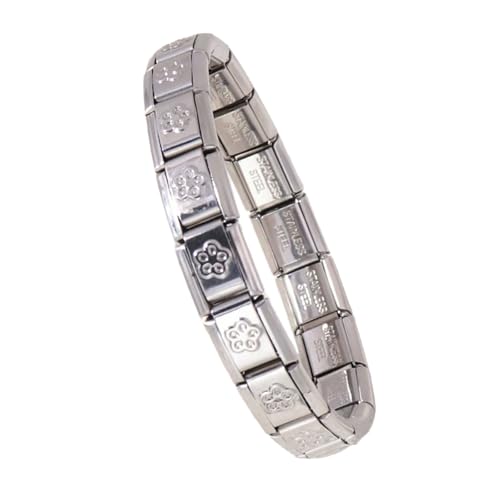 Yooghuge Elegantes Robustes Edelstahl Italienisch Charmalme Armband Set Gold Und Silber Modulare Schmuckzubehör Für Männer Und Frauen Mond Designs Schmuck von Yooghuge