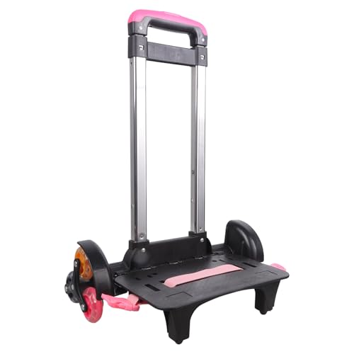 Yooghuge Faltbarer Trolley Karren 6 Rucksack Mit Teleskopgriff Gepäck Reisehand Für Student Boy Girl Rucksack Falten Sie Mit Teleskopgriff Für Schultasche von Yooghuge