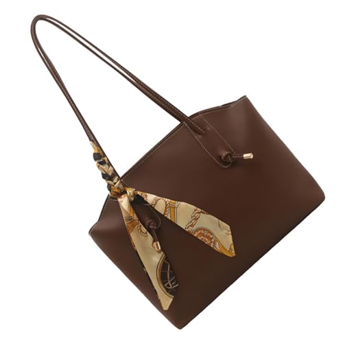 Yooghuge Frauen Bag PU Leder Achsel Großer Kapazität Schulter Top Damen Die Stilvolle Achselwahrer Frauen Achselhöhlen Achselhäfen Achsel Achselhöhle Große Kapazität Schulter Pendeln von Yooghuge