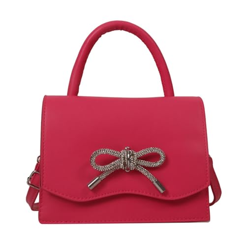 Yooghuge Frauen Einzelne Umhängetasche Mit Bowknot DecorationTrendy Und Langlebiger PU Handtasche Crossbody Taschen Handtasche von Yooghuge