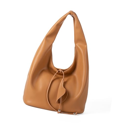 Yooghuge Frauen Lässig Umhängetasche Weiche PU Leder Handtasche Geräumiges Unterarm Geldbeutel Praktisches Geschenk Für Mutter Geburtstagsfeiertag Frauen Slouchy Taschen von Yooghuge