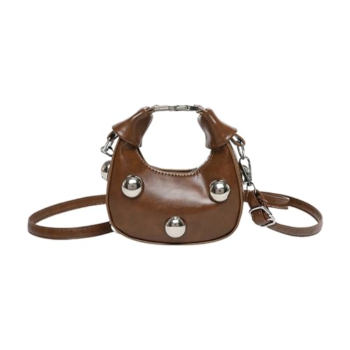 Yooghuge Frauen Retro Botenbag Pu Leder Schulter Crossbody Tasche Kleine Handtasche Einfache Einkäufe Dating Alltag Frauen Retro Schulter Crossbody Pu Leder Messenger Für Täglich von Yooghuge