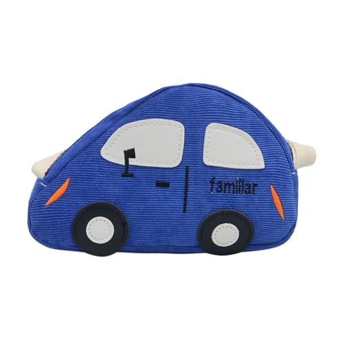 Yooghuge Fun Car Förmige Leinwand Crossbody Tasche Für Kinder Kompakte Und Tragbare Schulterbalken Casual Satchel Für Verstellbare Gurtwälder Der Kinder von Yooghuge
