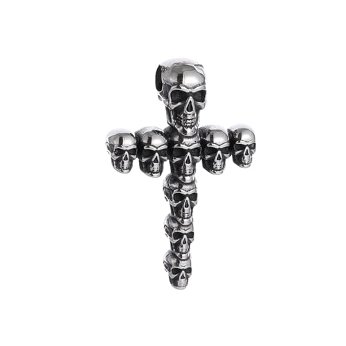 Yooghuge Gothic Skull Crosses Halskette Unisex Vintage Design Verstellbarer Kette Einzigartige Schädel Schmuck Geschenk Für Tägliche Verschleiß Oder Geschenk Vintage Anhänger Einstellbarer Kette Yooghuge Gothic Skull Crosses Halskette Unisex Vintage Design Verstellbarer Kette Einzigartige Schädel Schmuck Geschenk Für Tägliche Verschleiß Oder Geschenk Vintage Anhänger Einstellbarer Kette von Yooghuge