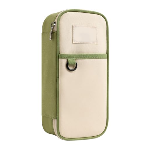 Yooghuge Hochkapazität Stiftbeutel Mehrschichtes Bleistiftkoffer Multi Fach Marker Penorganisator Kunstversorgungsorganisator Beutel Bleistift Hülle von Yooghuge