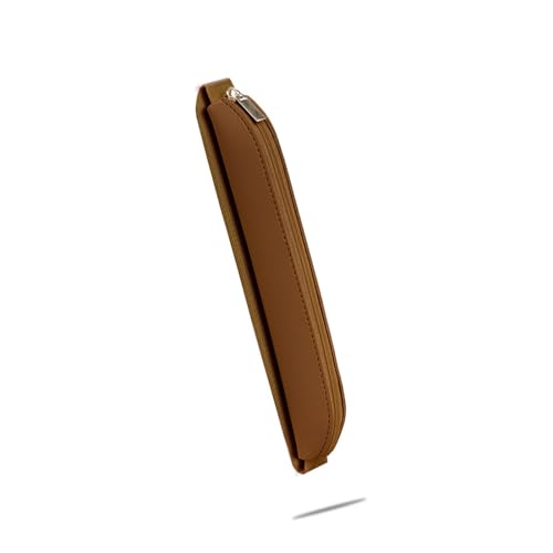 Yooghuge Lederstifte Hülle Verstellbare Stiftkoffer Mit Elastizbändern Notebook Bleistifthülsenbeutel Für Hardcover Journal Reisetasche von Yooghuge