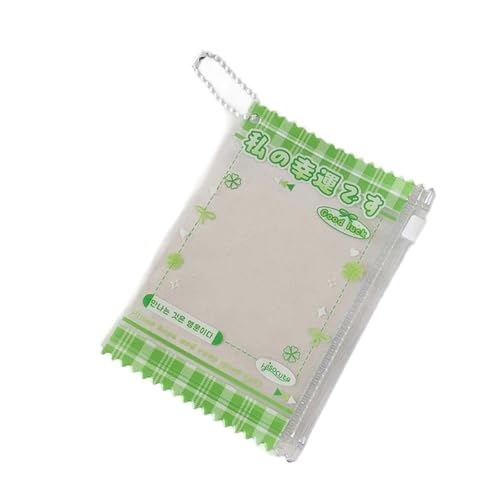 Yooghuge Moderne Koreanische Stile Klare Zipper Kartenschutz 3inch Fall Für Kreditfotos Tickets Und Organisation Clear Sleeve Für Frauen von Yooghuge