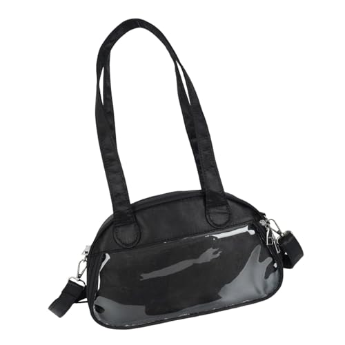 Yooghuge PU Leder Crossbody Tasche Für Pin Display Schöne Itabag Süße Bögen Schulterschule Boten Frauen Schöne Itabag Schulter PU Leder Crossbody Pendeln von Yooghuge