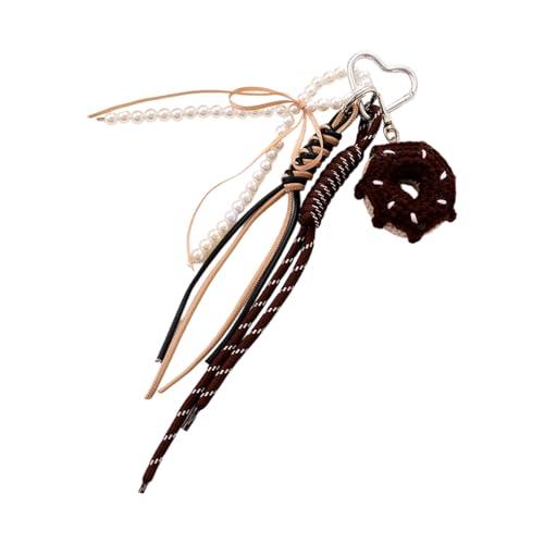 Yooghuge Schöne Tasche Charme Anhänger Keyring Bows Geflochtene Seilschlüsselkette Für Rucksackbalken Handtasche Dekoration Geflochtener Seilschlüsselkette von Yooghuge