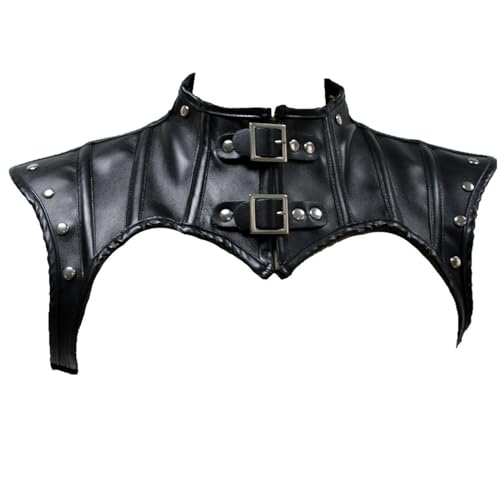 Yooghuge Schulterpanzer Aus Leder Schnallen Steampunk Brustgeschirr Für Party Cosplay Halloween Mittelalterliche Schulterpanzer Schulterpanzer Yooghuge Schulterpanzer Aus Leder Schnallen Steampunk Brustgeschirr Für Party Cosplay Halloween Mittelalterliche Schulterpanzer Schulterpanzer von Yooghuge