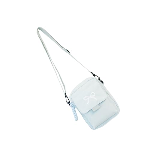 Yooghuge Stilvolle Bowknot Crossbody Tasche Mit Ausreichend Platz Und Verstellbarem Gurt Nylon Umhängetaschen Für Schüler Und Nylonhandtasche Der Arbeiter von Yooghuge