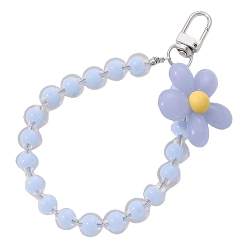 Yooghuge Stilvoller Blumenschlüsselreiter Mit Sicherheitsschloss Design Blumenschlüsselkettenbeutel Anhänger Tragbarer Bag Clip Phone Charme Dekorative Geschenk Acryl Charm Anhänger von Yooghuge