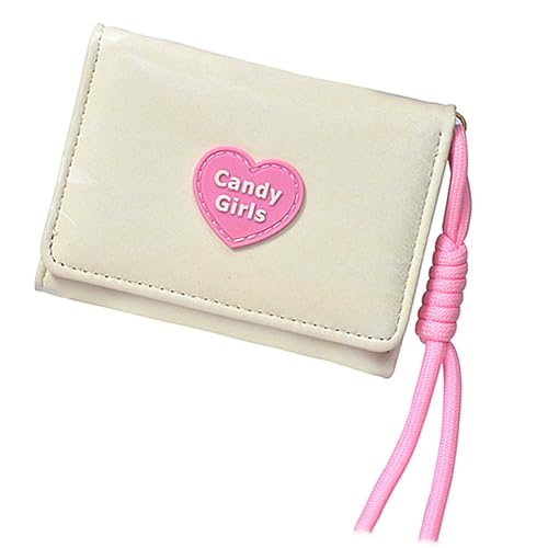 Yooghuge Stilvoller Kompakter Brieftasche Mit Kontrastfarbe Design Kreditkartenhalter Und Transparentem Multi Funktionaler Geldbeutel Tragbarer Kurzer Brieftasche Täglich von Yooghuge