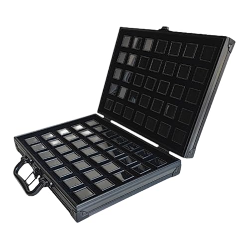 Yooghuge Tragbare Größe Aluminiumlegierung Gemstones Organisatoren Mit Softschwamm Kissen Designs Für Home Oder Ausstellungsdisplays Verwendung Gemstones Organisatoren Box von Yooghuge