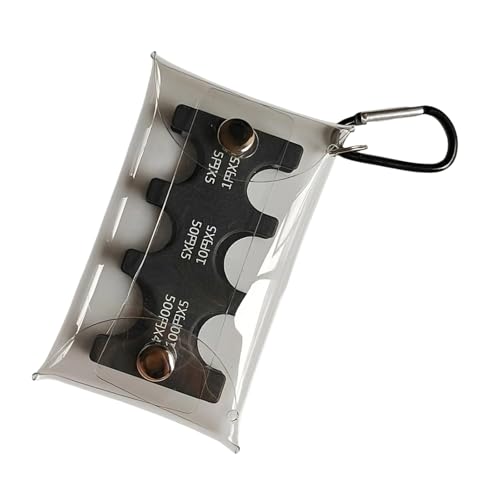 Yooghuge Transparente Schlüsselbundmünzhalter Organisatoren Münz Sorter Brieftasche Japanische Yen Geldbörse Geldbeutelkarte Hülse Dispenser von Yooghuge