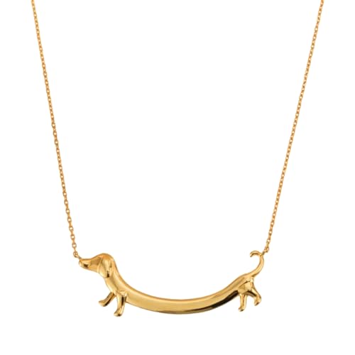 Yooghuge Trendige Halskette Anmutige Schlüsselbeinkette Und Einzigartige Wursthundhaaranhänger Modische Klavikuläre Ketten Für Frauen Yooghuge Trendige Halskette Anmutige Schlüsselbeinkette Und Einzigartige Wursthundhaaranhänger Modische Klavikuläre Ketten Für Frauen von Yooghuge