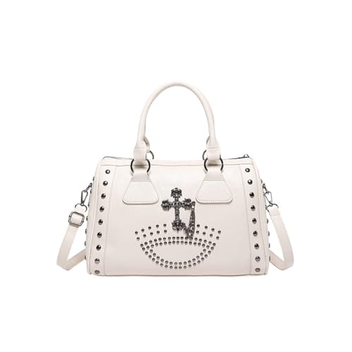 Yooghuge Umhängetasche Mit Großer Kapazität Mit Besorten Punkstile Handtasche Verstellbare Gurt Geldbeutel Für Frauenschädel Designs Freizeitmodetasche von Yooghuge