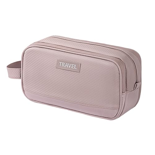 Yooghuge Wasserdichtes Reisetilierbeutel Mit Trockener Nasse Trennung Große Kapazität Kosmetische Make Up Koffer Für Frauen Professionelles Reisenzubehör von Yooghuge