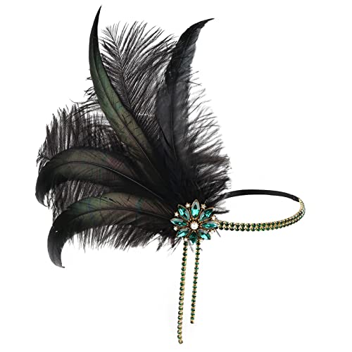 Fascinator Anlasshut Schleier Hut, 20er 50er Jahre Hut, Fascinator Hüte, Haarschmuck Kopfschmuck Für Mädchen Und Frauen mit Stirnbandclip -Netz Blume Kopfstück Cocktail Pillbox Hut von Yookstar