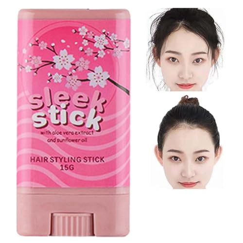 Haargel-Stick, Haarwachsstift, Wachsstift, Haarwachsstab für Damen, Haarstab für Flyaways, Flyaway-Haar-Stick, Haarstyling-Gel für Frauen, nicht fettendes Styling-Gel für Flyaways, Haarstyling-Produkt von Yoowan