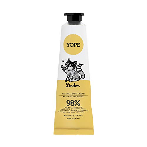 Yope natürliche Handcreme | 98% aus natürlichen | Zutaten | Linde | Shea Butter | Vegan Handcreme | 50ml von Yope