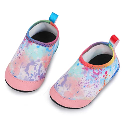 Yorgou Baby Strandschuhe Schwimmschuhe Badeschuhe Wasserschuhe Schnelltrocknende Aquaschuhe rutschfest Barfuss Schuh für Kinder Beach Pool… von Yorgou