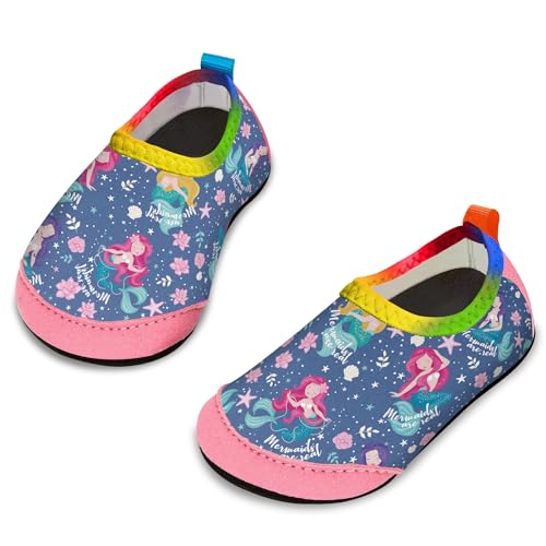Yorgou Baby Strandschuhe Schwimmschuhe Badeschuhe Wasserschuhe Schnelltrocknende Aquaschuhe rutschfest Barfuss Schuh für Kinder Beach Pool von Yorgou