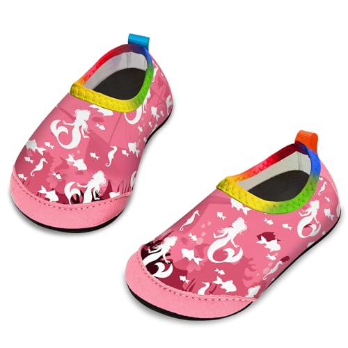 Yorgou Baby Strandschuhe Schwimmschuhe Badeschuhe Wasserschuhe Schnelltrocknende Aquaschuhe rutschfest Barfuss Schuh für Kinder Beach Pool von Yorgou