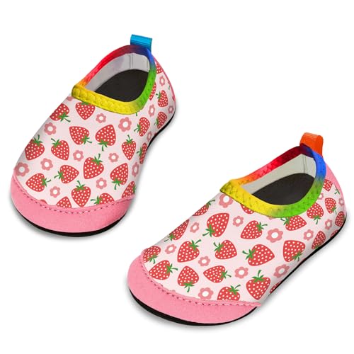 Yorgou Baby Strandschuhe Schwimmschuhe Badeschuhe Wasserschuhe Schnelltrocknende Aquaschuhe rutschfest Barfuss Schuh für Kinder Beach Pool von Yorgou
