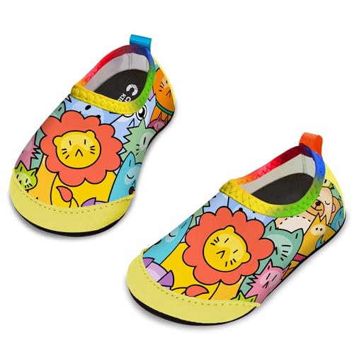 Yorgou Baby Strandschuhe Schwimmschuhe Badeschuhe Wasserschuhe Schnelltrocknende Aquaschuhe rutschfest Barfuss Schuh für Kinder Beach Pool von Yorgou