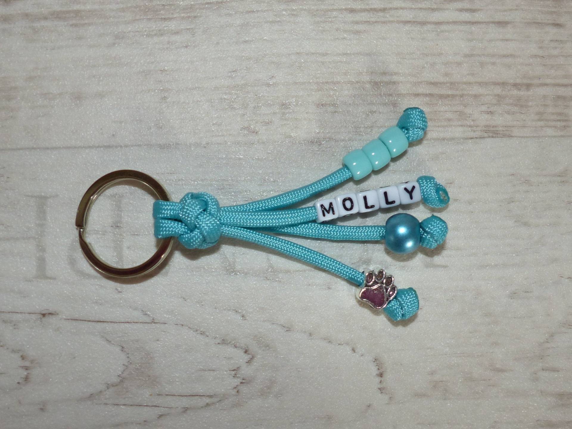 Schlüsselanhänger Taschenbaumler Aus Paracord in Türkis Personalisierbar Mit Name Anhänger Key Chain Geschenk Hundeschmuck Schlüsselanhänger Taschenbaumler Aus Paracord in Türkis Personalisierbar Mit Name Anhänger Key Chain Geschenk Hundeschmuck von YorkieTownDesign