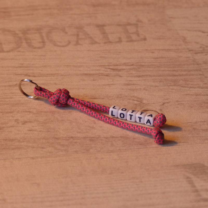 Schlüsselanhänger Taschenbaumler Stark Reflektierend Anhänger Paracord Personalisierbar Mit Name von YorkieTownDesign