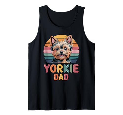 Herren Retro Yorkie Dad Yorkshire Terrier Terriers Tank Top Herren Retro Yorkie Dad Yorkshire Terrier Terriers Tank Top von Yorkshire Terrier Dog Lover Gifts