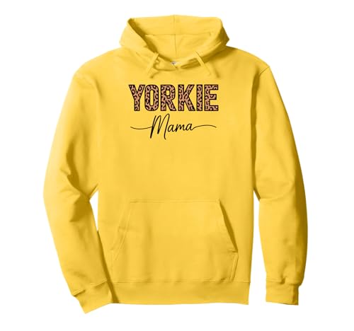 Leopardenmuster Yorkie Mama Yorkshire Terrier Pullover Hoodie Leopardenmuster Yorkie Mama Yorkshire Terrier Pullover Hoodie von Yorkshire Terrier Dog Lover Gifts