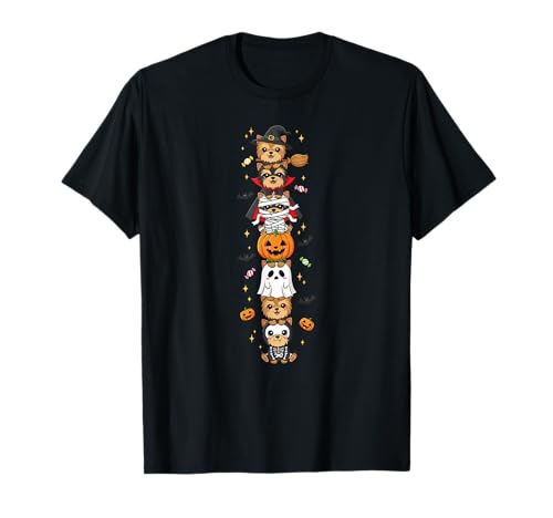 Yorkshire Terrier Hexe Vampir Geist Halloween Herren Damen T-Shirt Yorkshire Terrier Hexe Vampir Geist Halloween Herren Damen T-Shirt von Yorkshire Terrier Halloween Skeleton Mummy Outfits