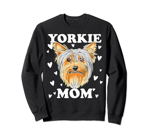 Yorkie Mama Mom Mutter Yorkiemama Yorkshire Terrier Sweatshirt Yorkie Mama Mom Mutter Yorkiemama Yorkshire Terrier Sweatshirt von Yorkshire Terrier Hunde Motive für Hundeliebhaber