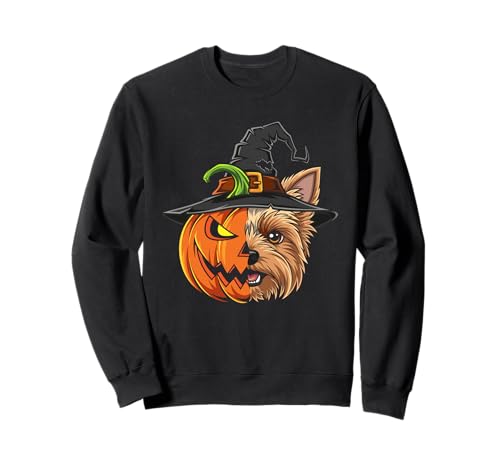 Yorkshire Terrier Kürbis Jack O Laterne Halloween Herren Damen Sweatshirt Yorkshire Terrier Kürbis Jack O Laterne Halloween Herren Damen Sweatshirt von Yorkshire Terrier Lovers Halloween Pumpkin Outfits