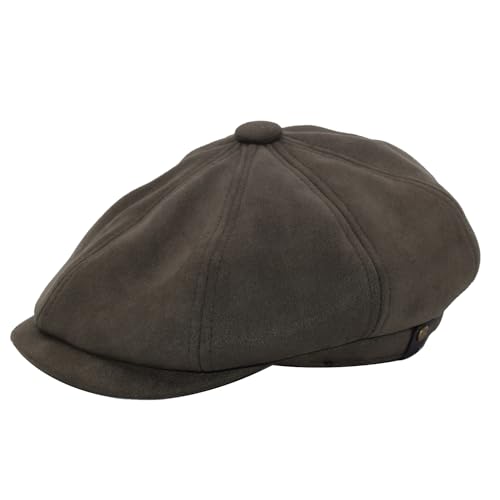 Yosang Newsboy Stil Tellermütze Schirmmütze Herren Damen - 8 Panel Peaky Baumwolle Retro Schiebermütze Schlägermütze Gatsby Cap von Yosang