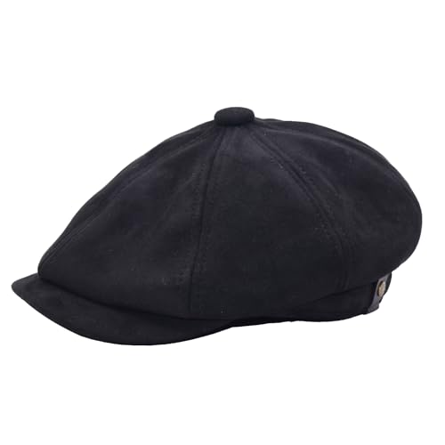 Yosang Newsboy Stil Tellermütze Schirmmütze Herren Damen - 8 Panel Peaky Baumwolle Retro Schiebermütze Schlägermütze Gatsby Cap von Yosang