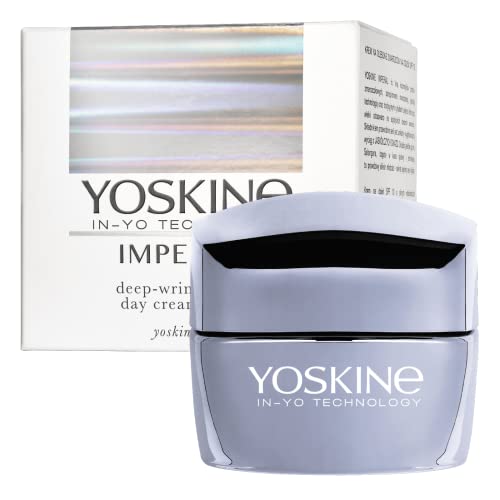 Yoskine Imperial Gesichtscreme Damen Anti Aging Tagescreme mit SPF 10 für intensive Feuchtigkeit Faltenreduzierung 50ml von Yoskine