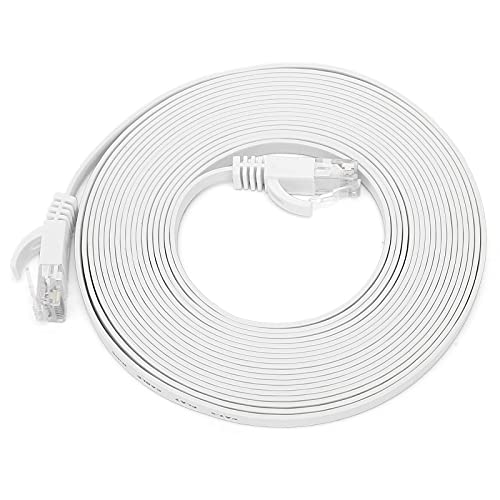 Ethernet -Kabel, Cat6 Gigabit 600 MHz 10 Gbit/S 8 Coppe Twisted Pair Draht Liefert Schnelle Geschwindigkeit RJ45 Internet LAN Computer Solid Patch (10 m) von Yosoo Health Gear